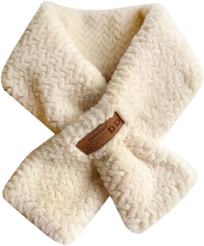 Womens Faux Fur Collar Scarf,Morechioce 90Cm&times;10Cm Winter Artificial Rabbit Fur Scarf