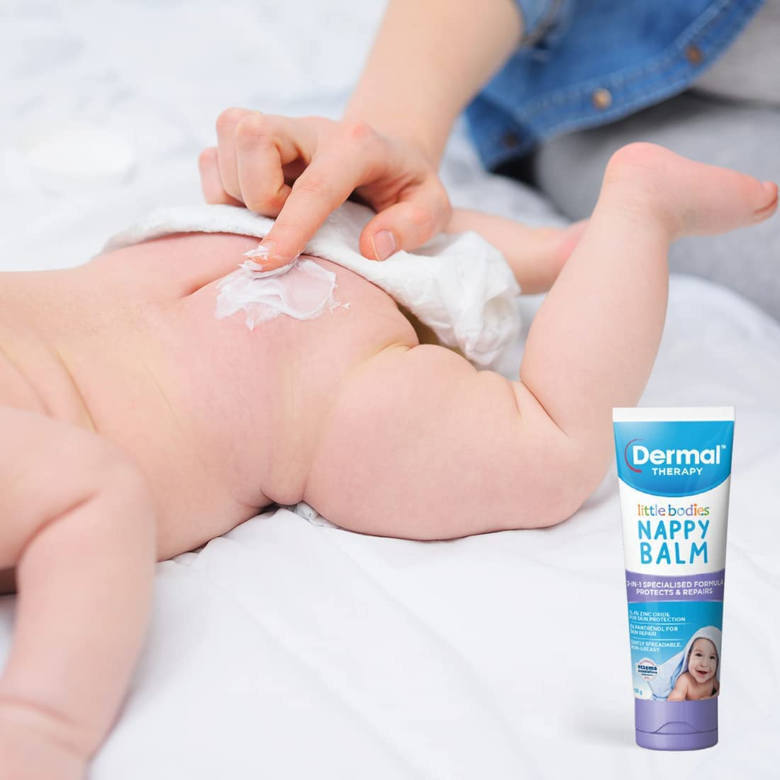 Dermal Therapy Little Bodies Nappy Balm | Protects & Repairs Your Baby'S Delicate Skin | 100G image number 3