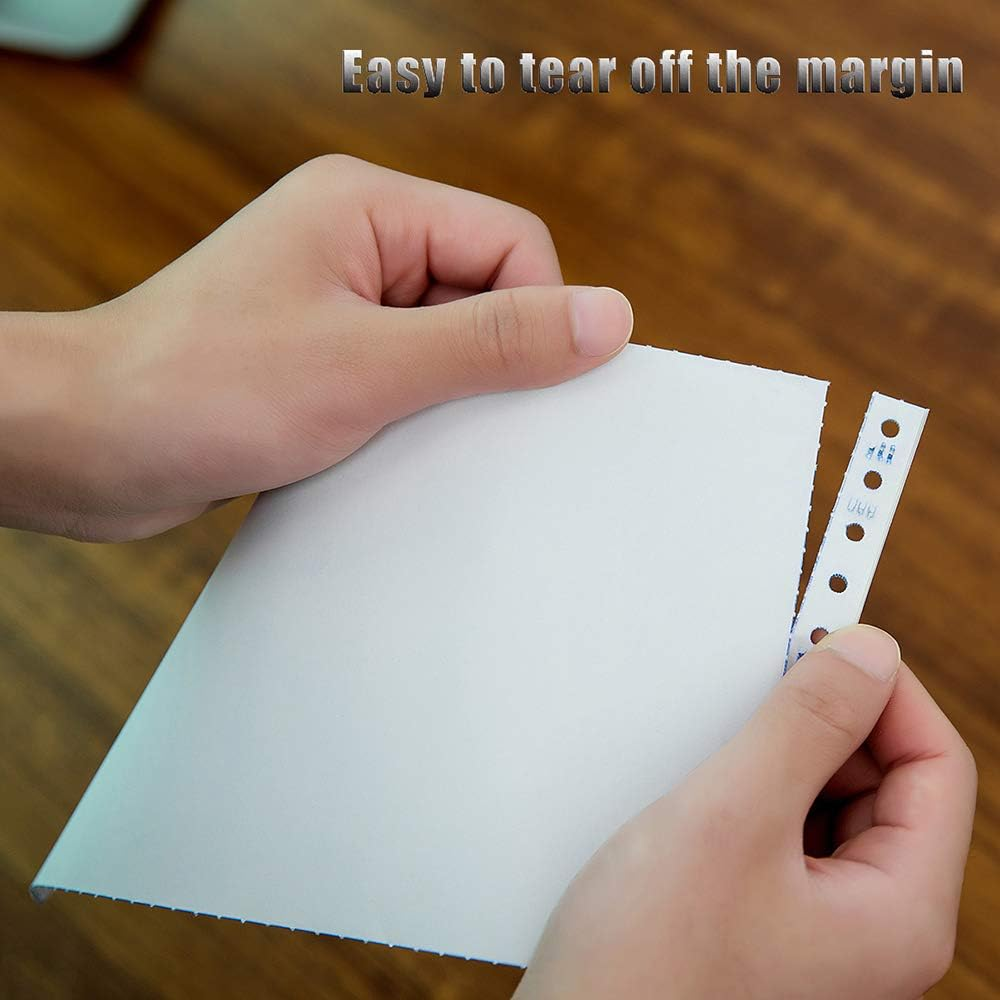 Firstzi 9-1/2 X 11 Inches Carbonless Continuous Forms Computer Paper, Printable NCR Copy Paper for Dot Matrix Printer, 1000 Count, 3-Ply 330 Sets, White/Pink/Yellow image number 2