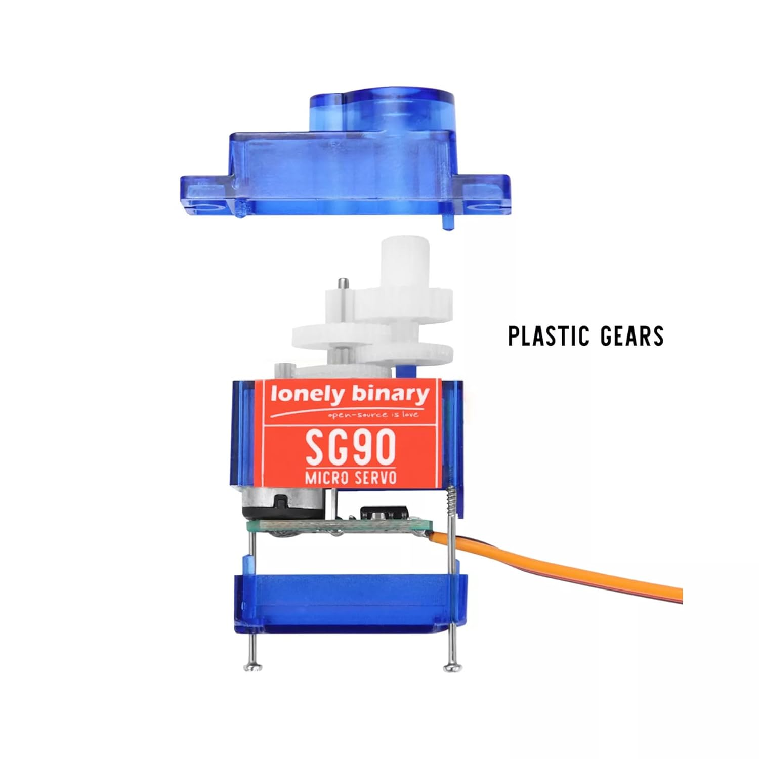 12-Pack SG90 180&deg; Angle Controllable Mini Servo Motors for RC Robot Arm Helicopter Airplane Car Boat Control and Arduino, Raspberry Pi, ESP32 Projects image number 5