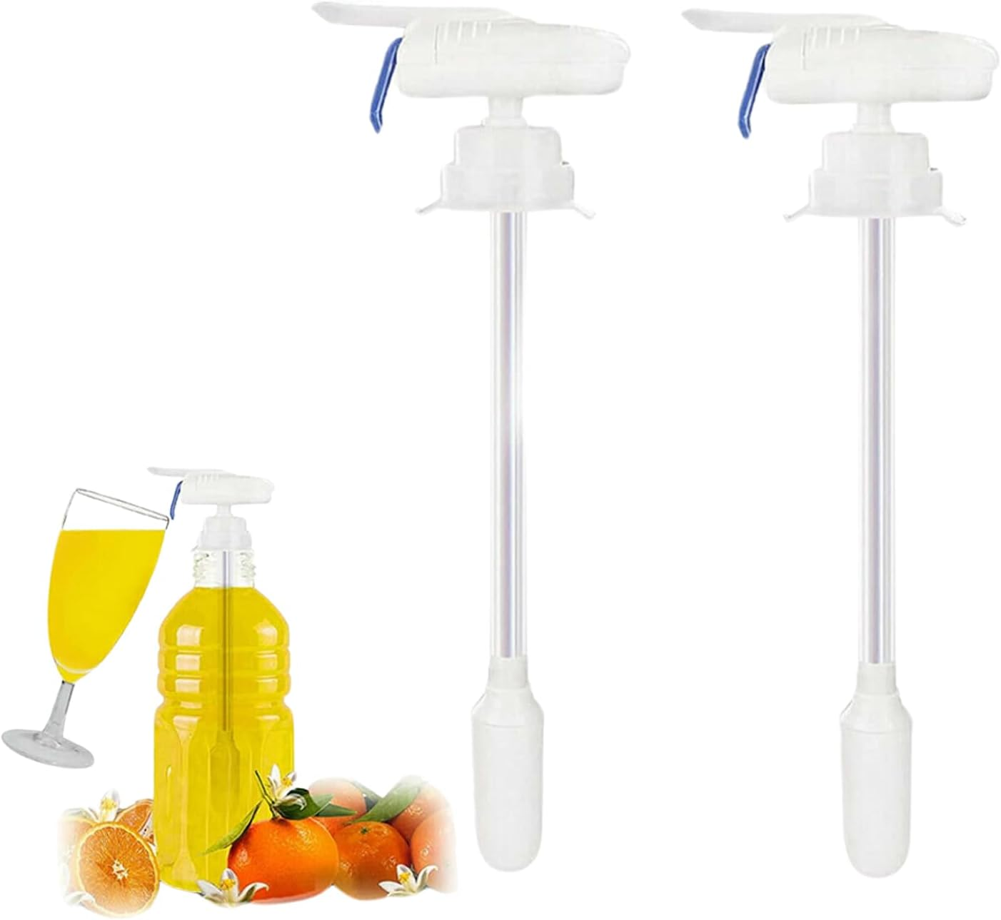 Leona Co Automatic Milk Dispenser, Electric Tap, Water Bottle Drink Dispenser, Portable Electric Beverage Dispenser Spillproof Pump, Suitable for Outdoor and Home Kitchens (2, White)