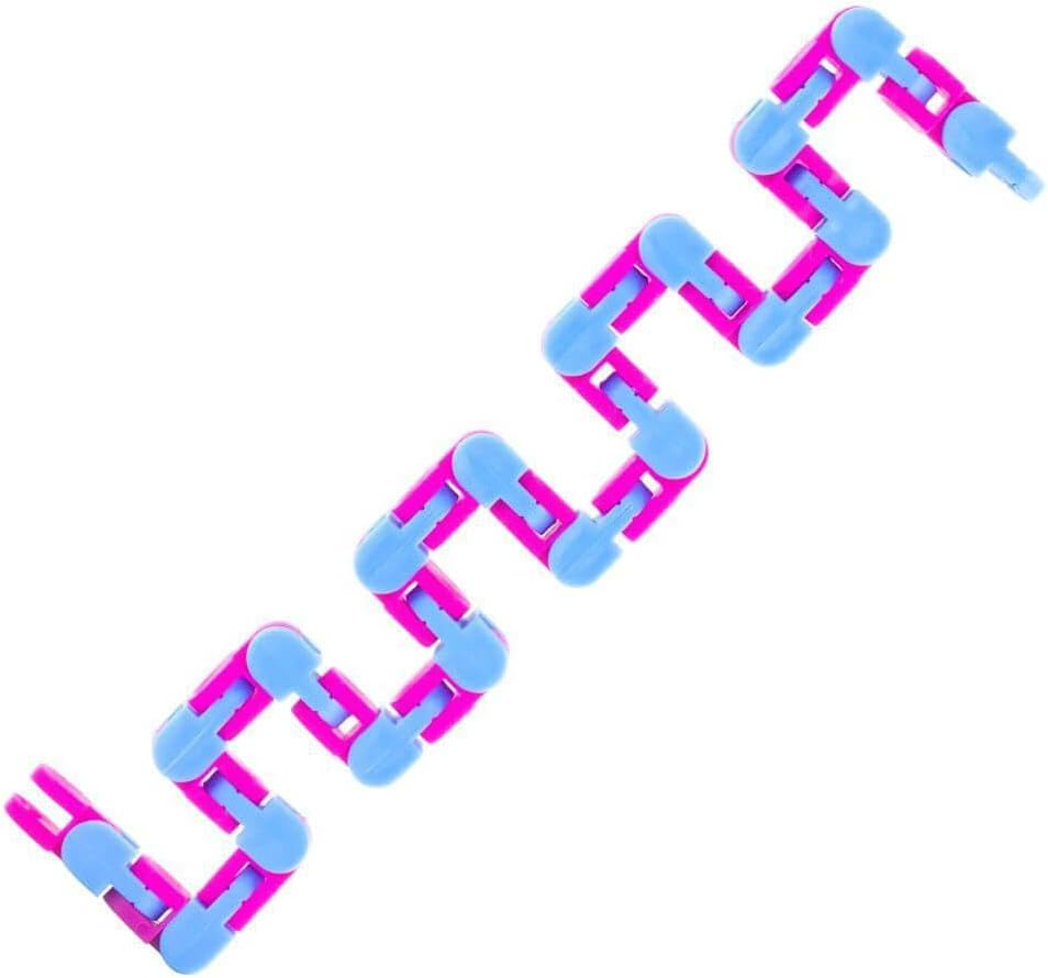 Keycraft Fidget Track Toy, One Sent at Random, Flexible Sensory Puzzle for Kids Stress Relief and Focus image number 3