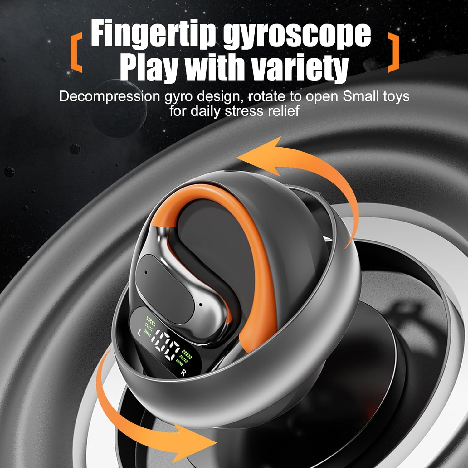 7JI AI Language Bluetooth 5.4 Translation Earbuds, Real-Time Translatior Earbuds with 144 Languages Support Music and Calling, Translation Headphone Translating Device for Travel Business and Learning image number 4