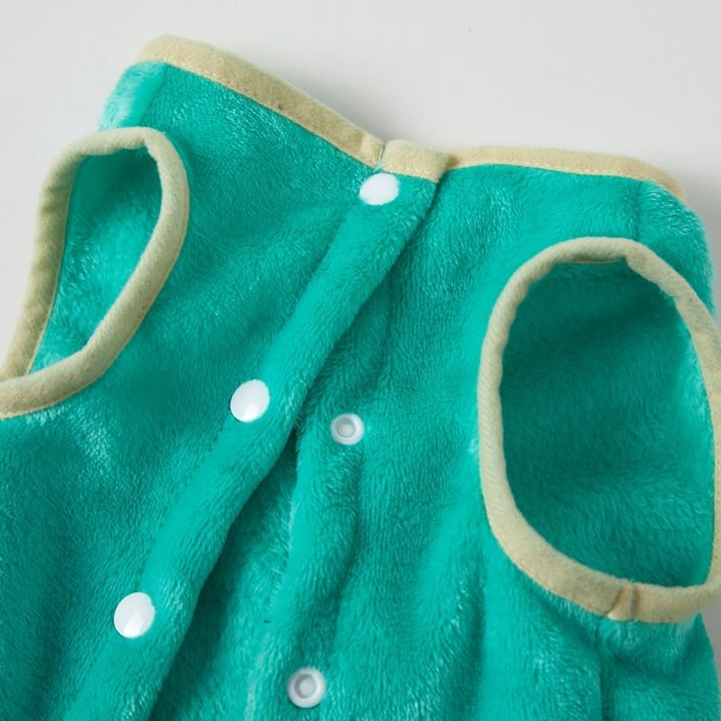 Aoozleny Pet Turtle Halloween Costume Winter Dog Cat Holiday Cosplay Warm Clothes Cute Turtle Turns into Flannel Dog Costume for Cat and Small Dogs (L)