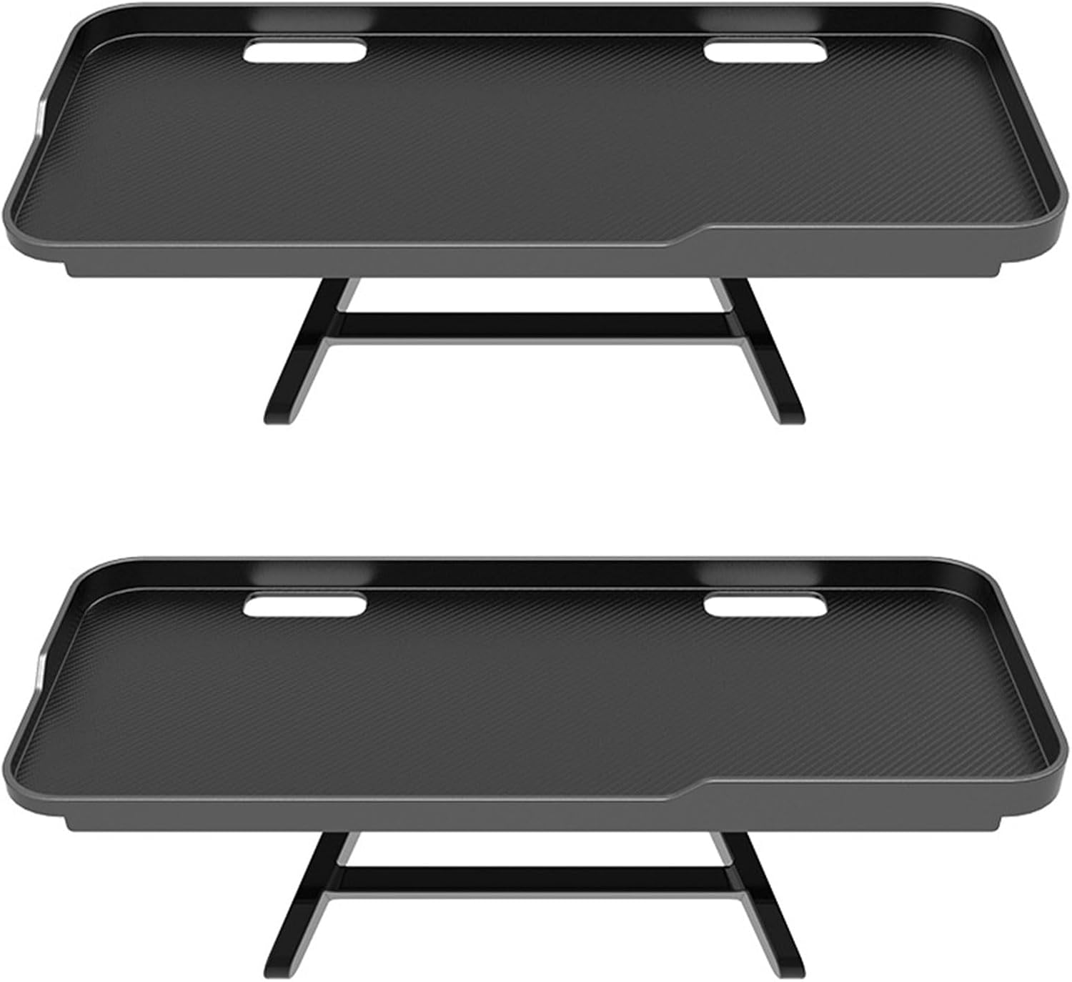 Wesoke 2 Pcs TV Top Shelf Screen Top Storage Stand, Black Computer Monitor Top Mounting Bracket Adjustable Cable Box Mount Shelf with 12 Inch/30Cm Platform for Speakers/Router/Sound Bars/Game Console image number 5