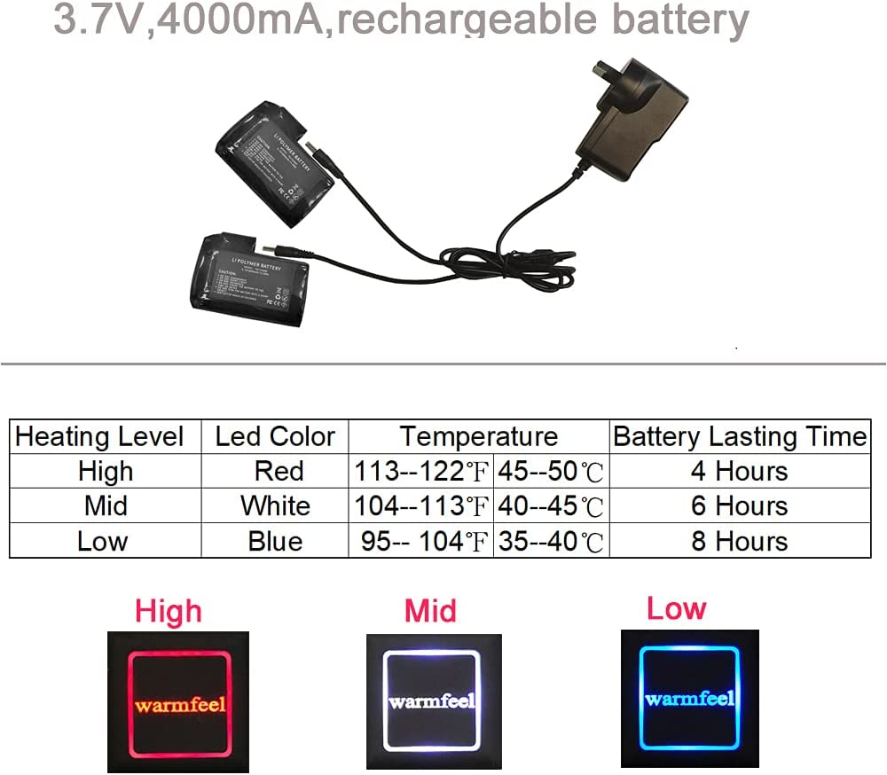 Rechargeabel Electric Heated Socks for Men and Women, Riding Motorcycle and Bicycle Camping Hiking Fishing Skiing in Cold Winter Thermal Socks Warm Foot image number 1
