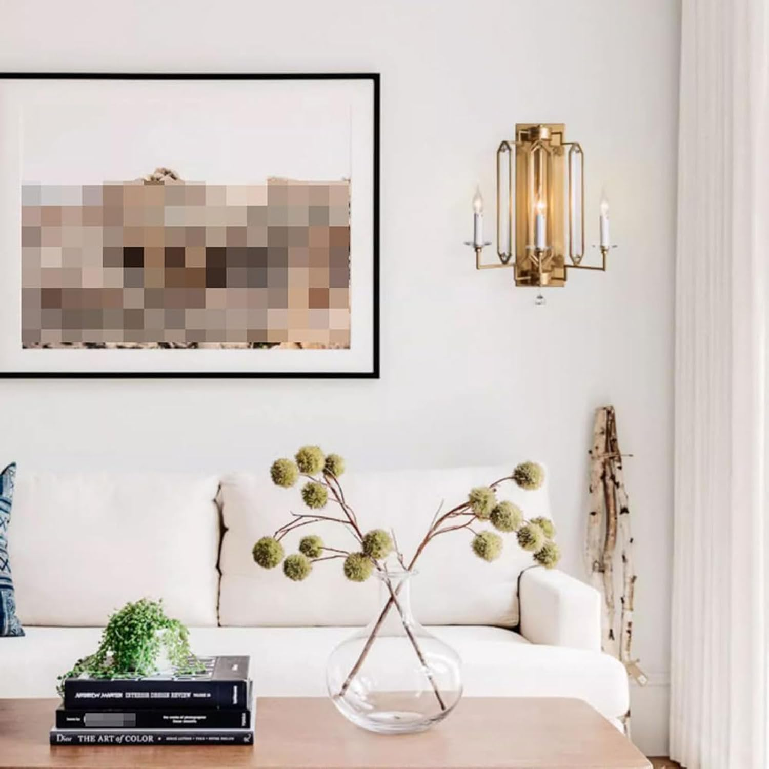 Vintage Metal Wall Mount Lights 3-Light Wall Lamps Crystal Wall Sconces Wall Lighting Fixture Home Villa Bedroom Hallway Wall Lighting image number 5