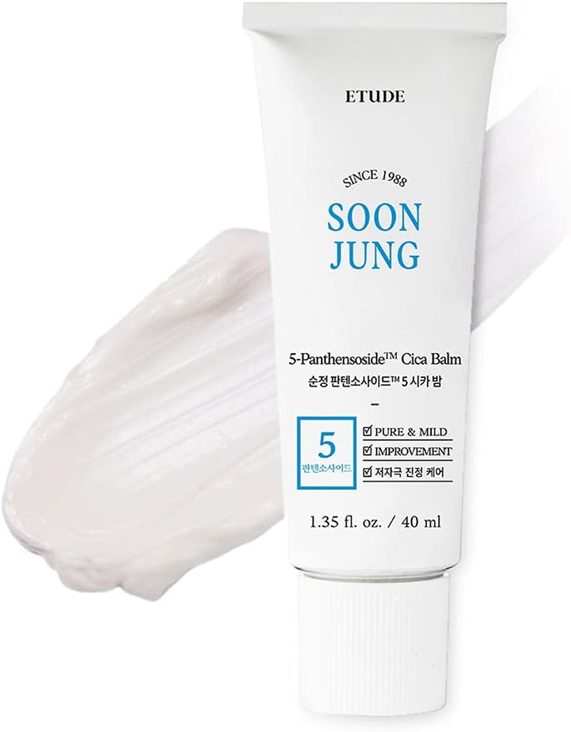 Etude House Soonjung 5-Panthensoside Cica Balm 1.4 Fl. Oz. (40 Ml) (21 AD); Hypoallergenic, Skin Relaxing and Soothing Mild Balm for Sensitive Skin, Panthenol image number 6