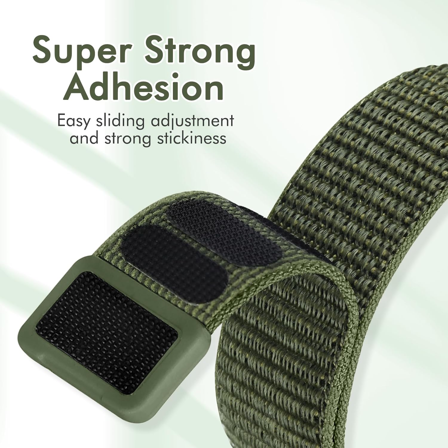 2 Pack Nylon Sport Bands Compatible with Apple Watch Bands 38Mm 40Mm 41Mm 42Mm 44Mm 45Mm 46Mm 49Mm for Women Men, Adjustable Replacement Band for Iwatch Series 10/9/8/7/6/5/4/3/2/1/SE 3/Ultra 3 image number 3