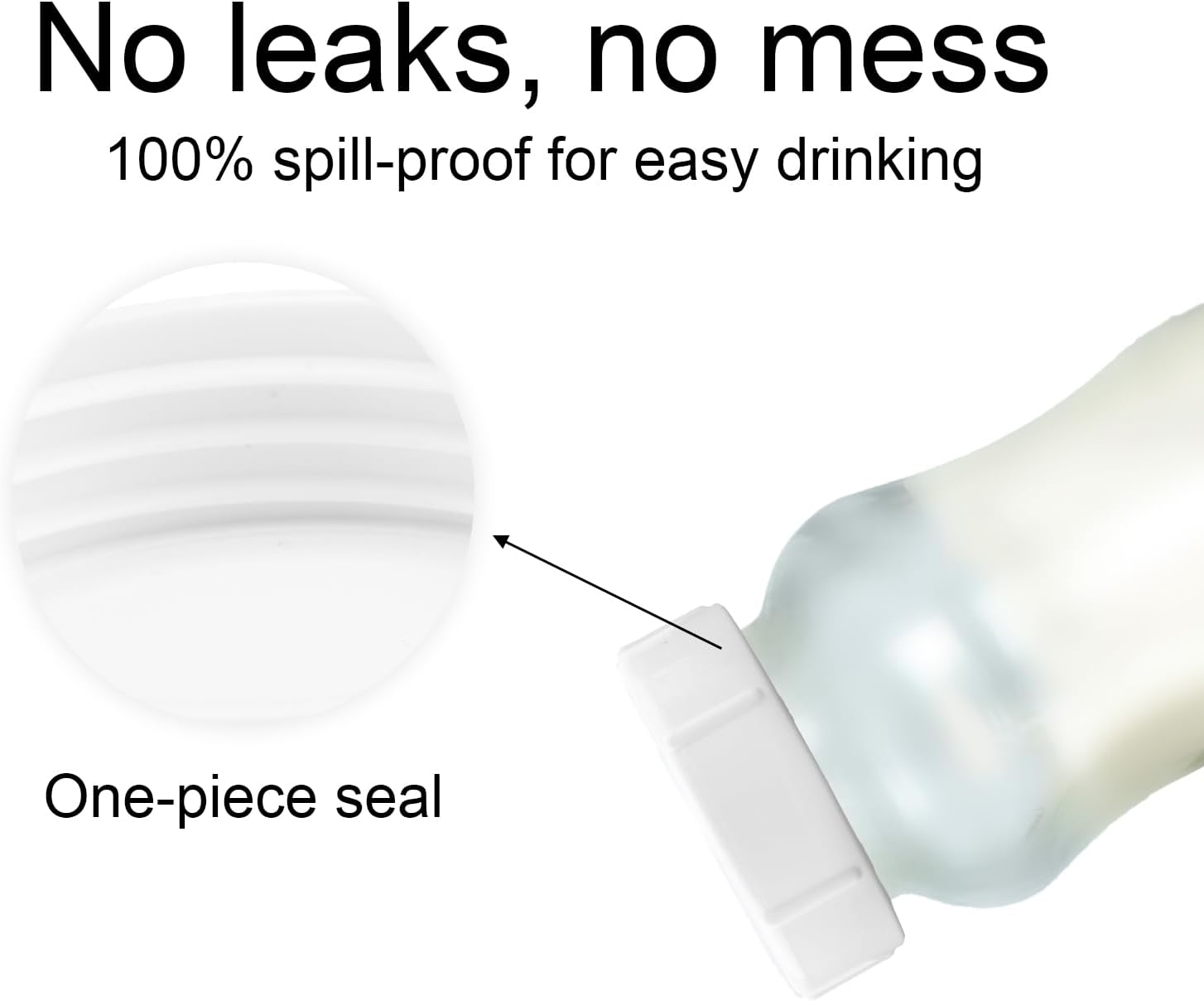 6Pcs Baby Bottle Caps for Dr Brown, Bpa-Free Baby Bottle Lids for Travel and Storage Replacement Parts Compatible with Dr. Brown&rsquo;S Natural Flow Wide-Neck image number 5