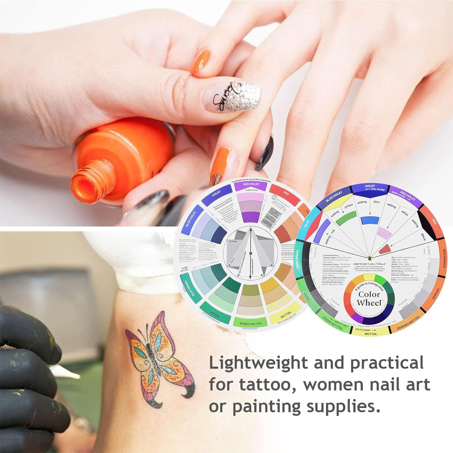 Color Wheel - 3Pcs Creative Color Wheels, Color Wheels for the Artist, Art Class Teaching Tool, Color Mixed Guide image number 5