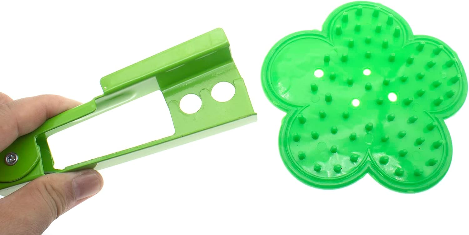 1 Set Rose Stem Leaf Thorn Stripper Stripping Tool Thorn Remove (Green) image number 6