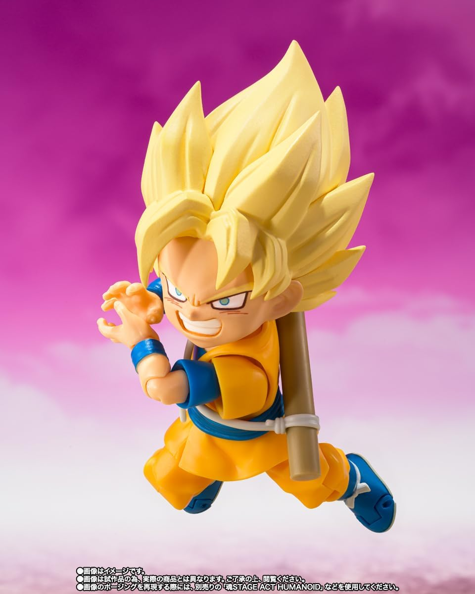 TAMASHII Nations S.H.Figuarts Dragon Ball Daima - Super Saiyan Son Goku (MINI) image number 6