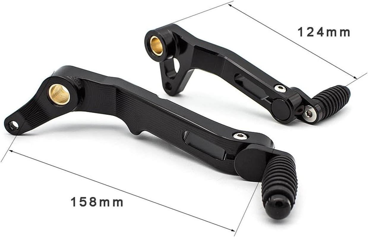 PROCNC Motorcycle Brake Clutch Gear Pedal Lever Pour for Ducati Monster 821 1200 1200R 2014 2015 2016 2017 2018 2019 (Black) image number 6