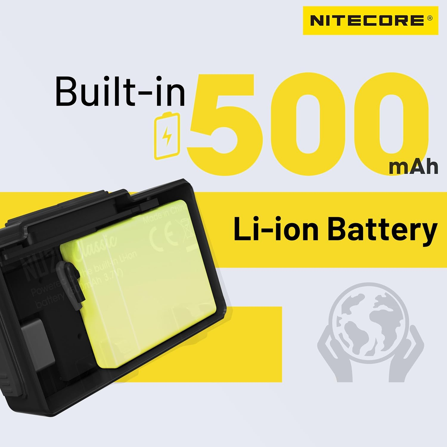 Nitecore NU20 Classic 360 Lumens Ultralight Outdoor Headlamp USB-C Rechargeable image number 5