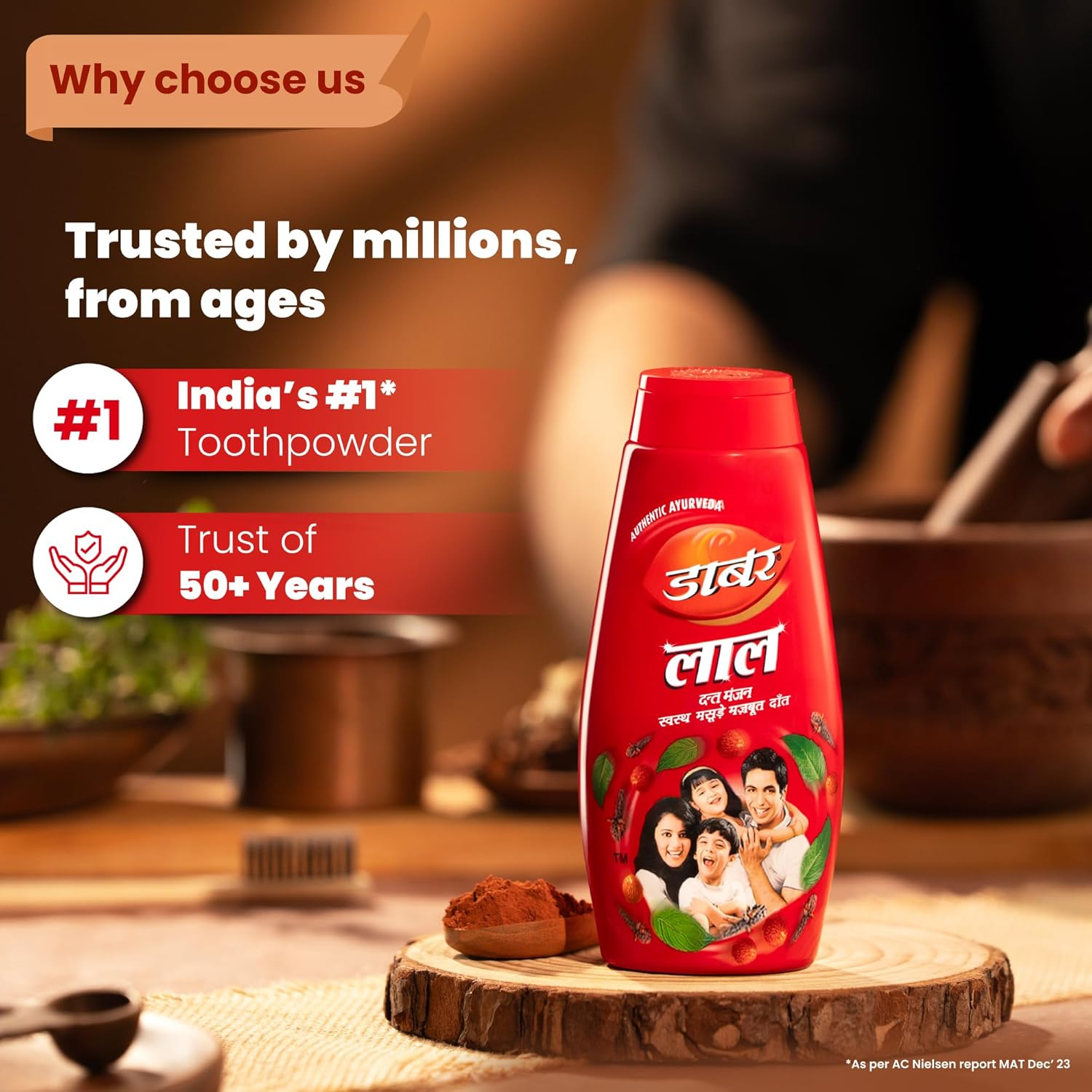 Dabur Lal Dant Manjan Tooth Powder - 150 G image number 5