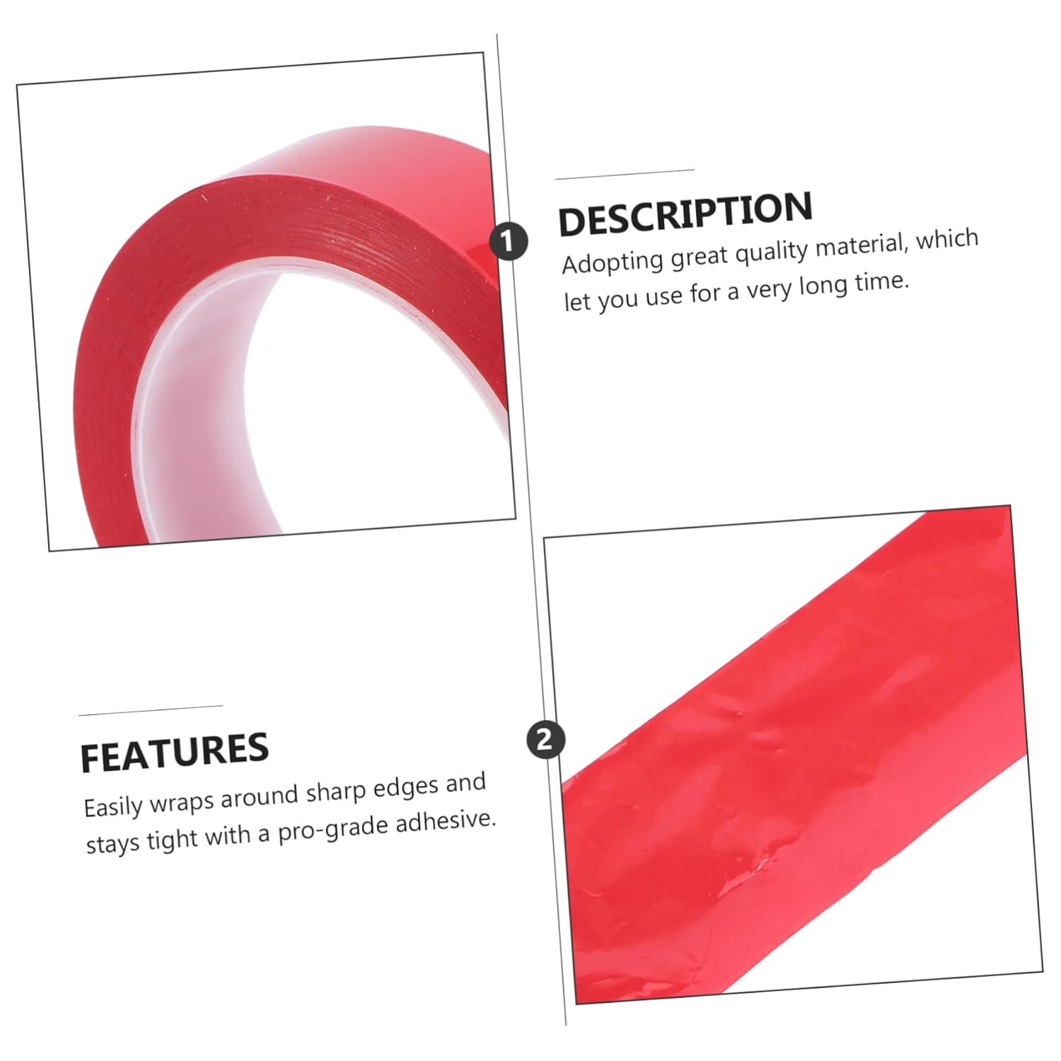 CANIGHT 6Pcs Insulation Adhesive Tape Pet Marking Tape for Electrical Work for Motor Capacitors and Random Colors image number 2