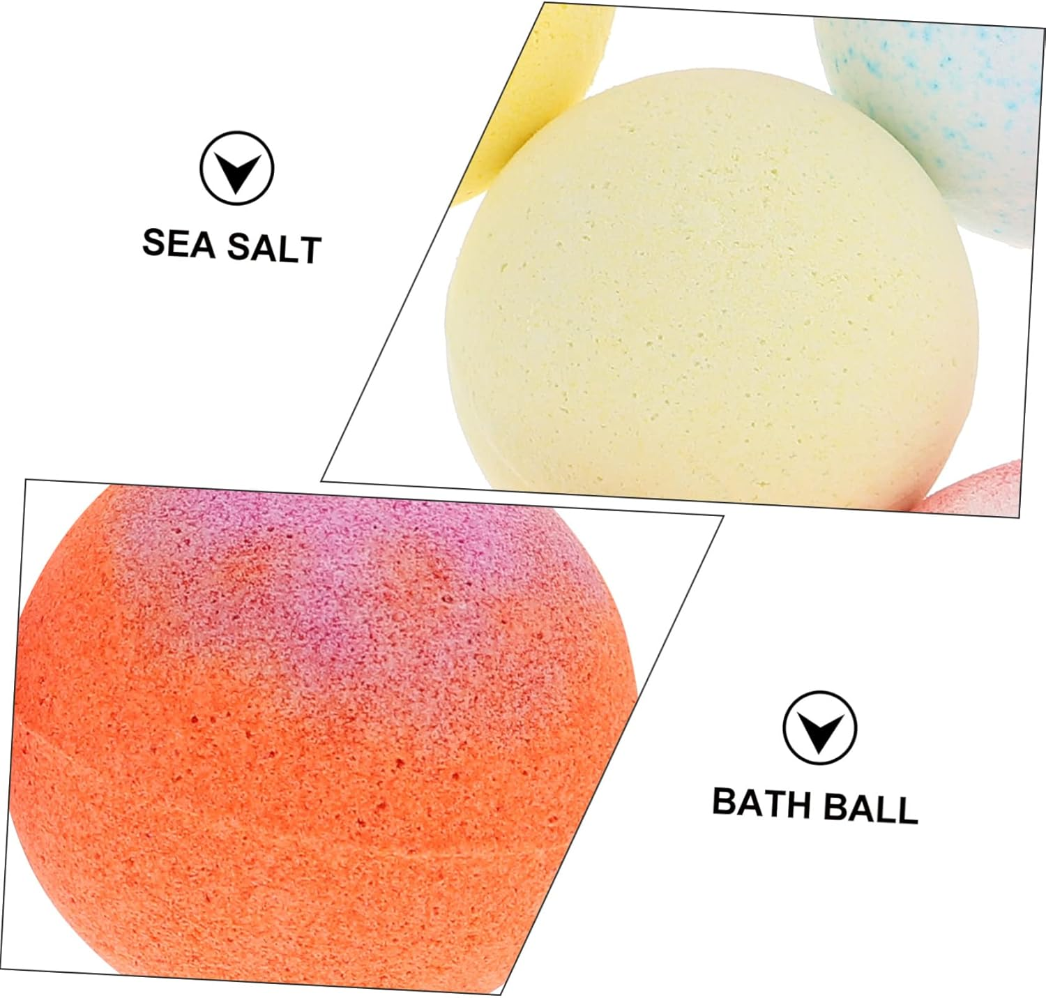 WOFASHPURET 9Pcs Elegant Aroma Salt Balls Skin Softening Spa Accessory Safe for Sensitive Skin image number 4