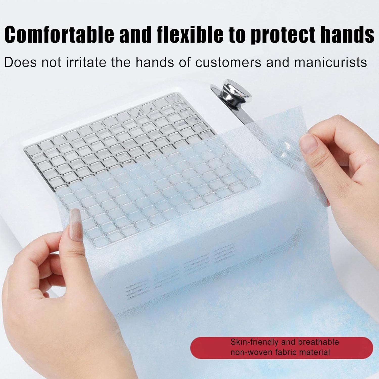 Nail Dust Collector Sheets | 100Piece Nail Tech Dust Collector | Professional Extractor Paper Collecter for Women Practice Home Salon Training image number 3