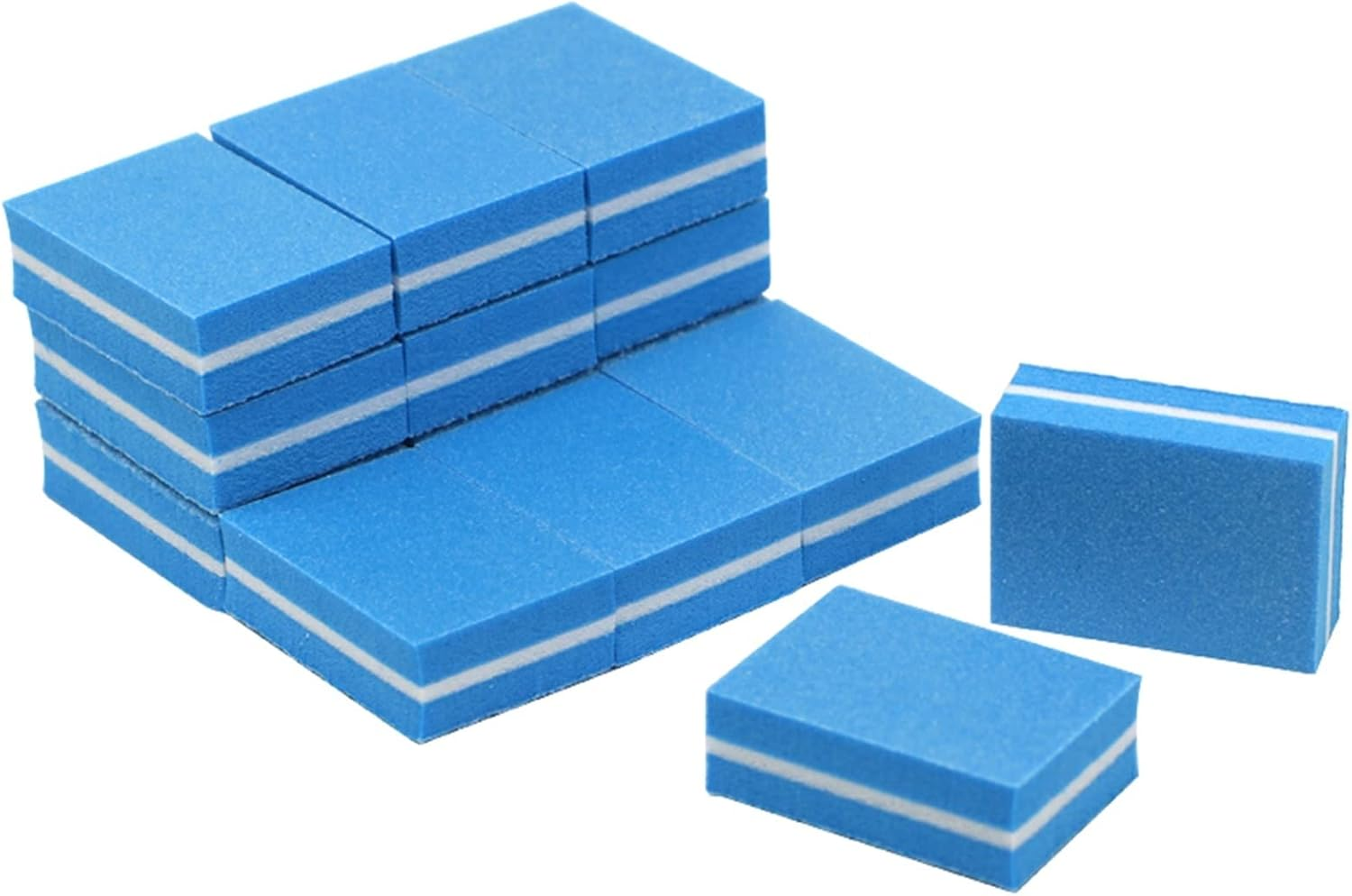 TRUSTTWO 50Pcs Mini Nail File Sanding Nail Art Care Pilnik Do Paznokci Buffing Pedicure Blue Women Beauty Manicure Tools Polisher Block the New image number 2