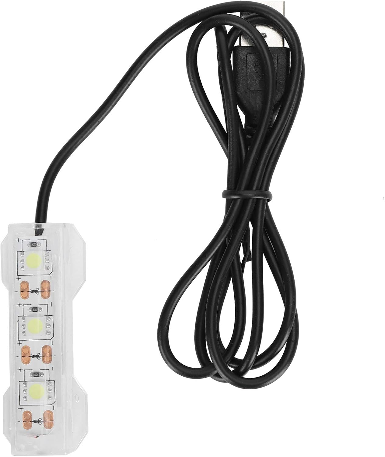 LED Aquarium Light, Lightweight Aquarium USB Light, Waterproof USB Charging Plastic 2.4X0.8 Inch for Aquarium Fish image number 2