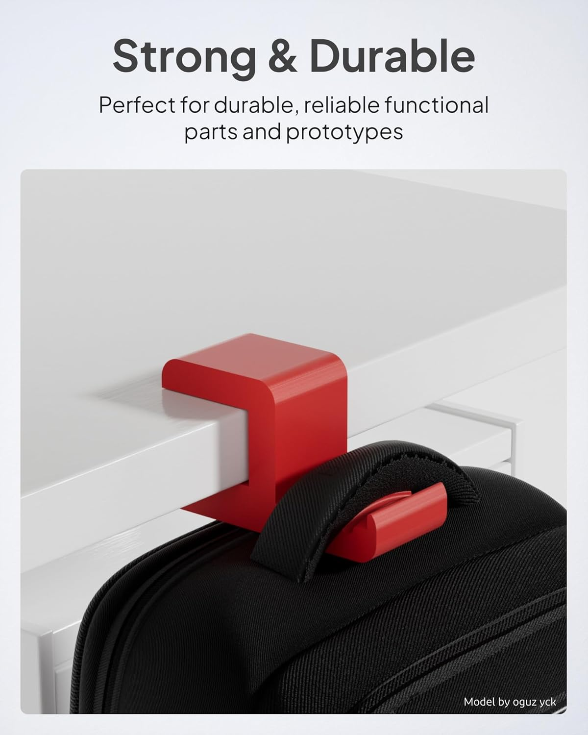 ELEGOO ABS Filament 1.75Mm Gray 1KG, Heat Resistant 3D Printer Filament High Toughness & Impact Resistance, 1Kg Spooll(2.2Lbs) for Most FDM Printer image number 3