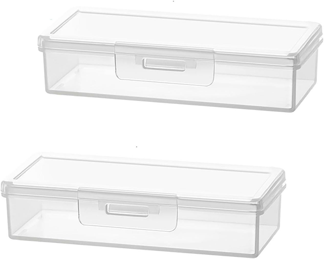 SYGELER 2-In-1 Transparent Travel Cotton Swab Dental Floss Box - Dust-Proof Multifunctional Storage Box (Cotton Swab/Headband/Dental Floss Swab) Portable Toileting Tool image number 3