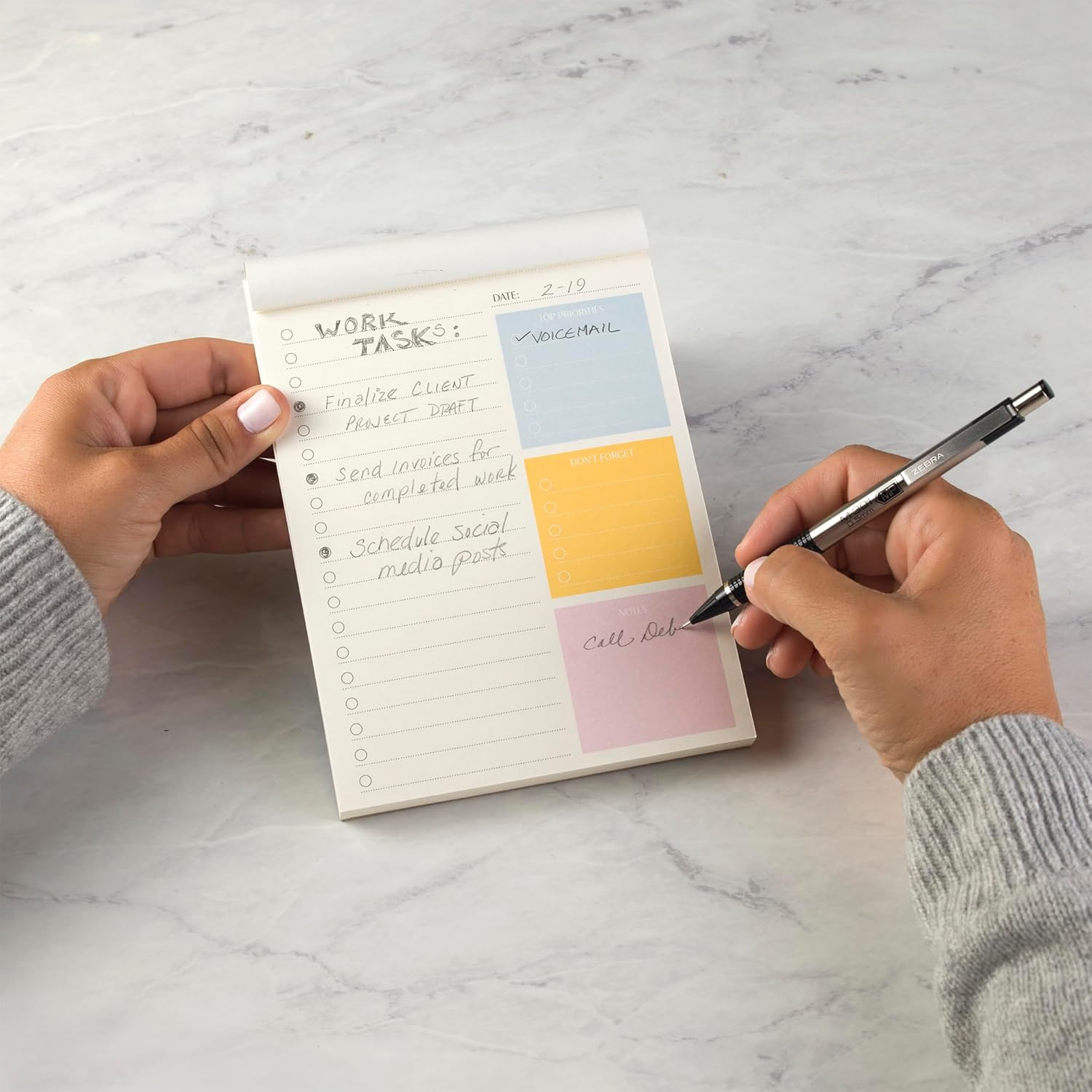 Zebra Pen M-301 Mechanical Pencil, Stainless Steel Barrel, Fine Point, 0.5Mm, Blue Grip, 12-Pack - 2 Count (Pack Of 1), Mechanical Pencil, Black image number 2