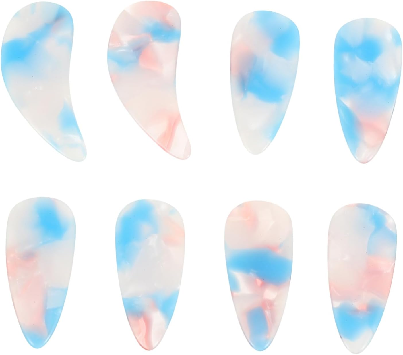 8Pcs Guzheng Nails Picks Fake Finger Sleeves for Guzheng String Instrument Accessories image number 4