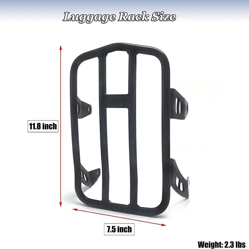 Motorcycle Luggage Rack Rear Passenger Backseat for Indian Scout Bobber Twenty Sixty 2018-2024 Heavy Duty Loading Cargo Shelf Accessories image number 2