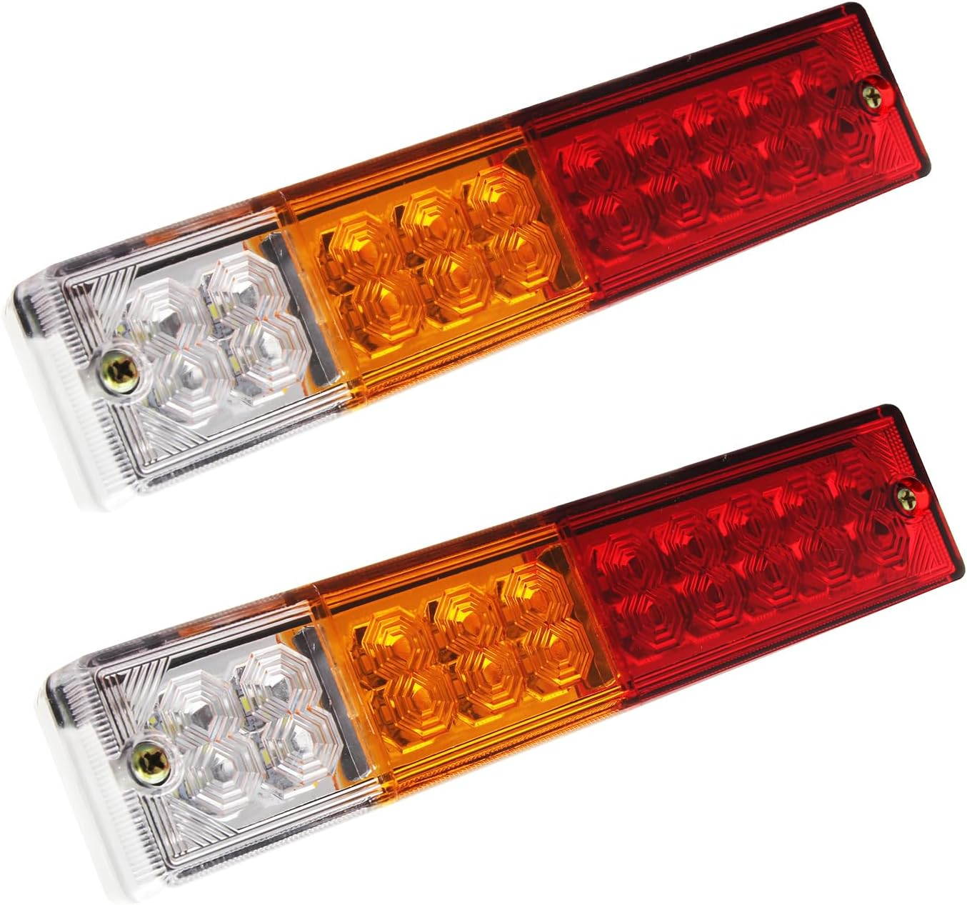 Supertrailer 2X Trailer Lights 20 LED STOP TAIL INDICATOR TRUCK CAMPER LIGHT UTE 4WD 10-30V Forklift image number 3