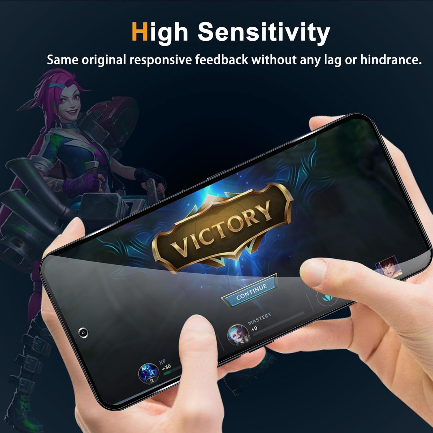 Heeyeal Privacy Screen Protector Compatible with Nothing Phone (3) 5G, Tempered Glass Anti-Spy Film, Shatterproof Anti-Scratch, Pack of 2, 9H Hardness Anti-Spy Privacy Screen Protector for Nothing image number 6