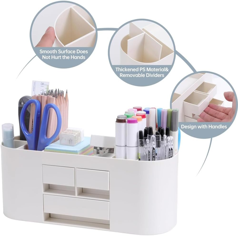 Desk Organizer with 3 Drawer, image number 1