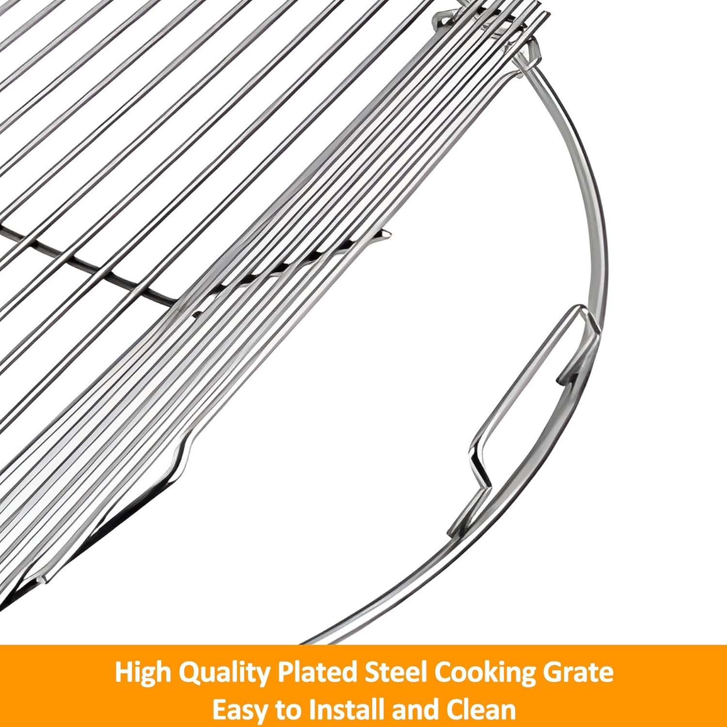 Cooking Grate for Weber 22'' Charcoal Grills, Charcoal Grate Fits Weber 22" Inch Smokey Mountain Cooker Charcoal Smoker Grills, 22" Charcoal Smoker Parts, Replacement for Weber 7436 85041 63014 Parts image number 4