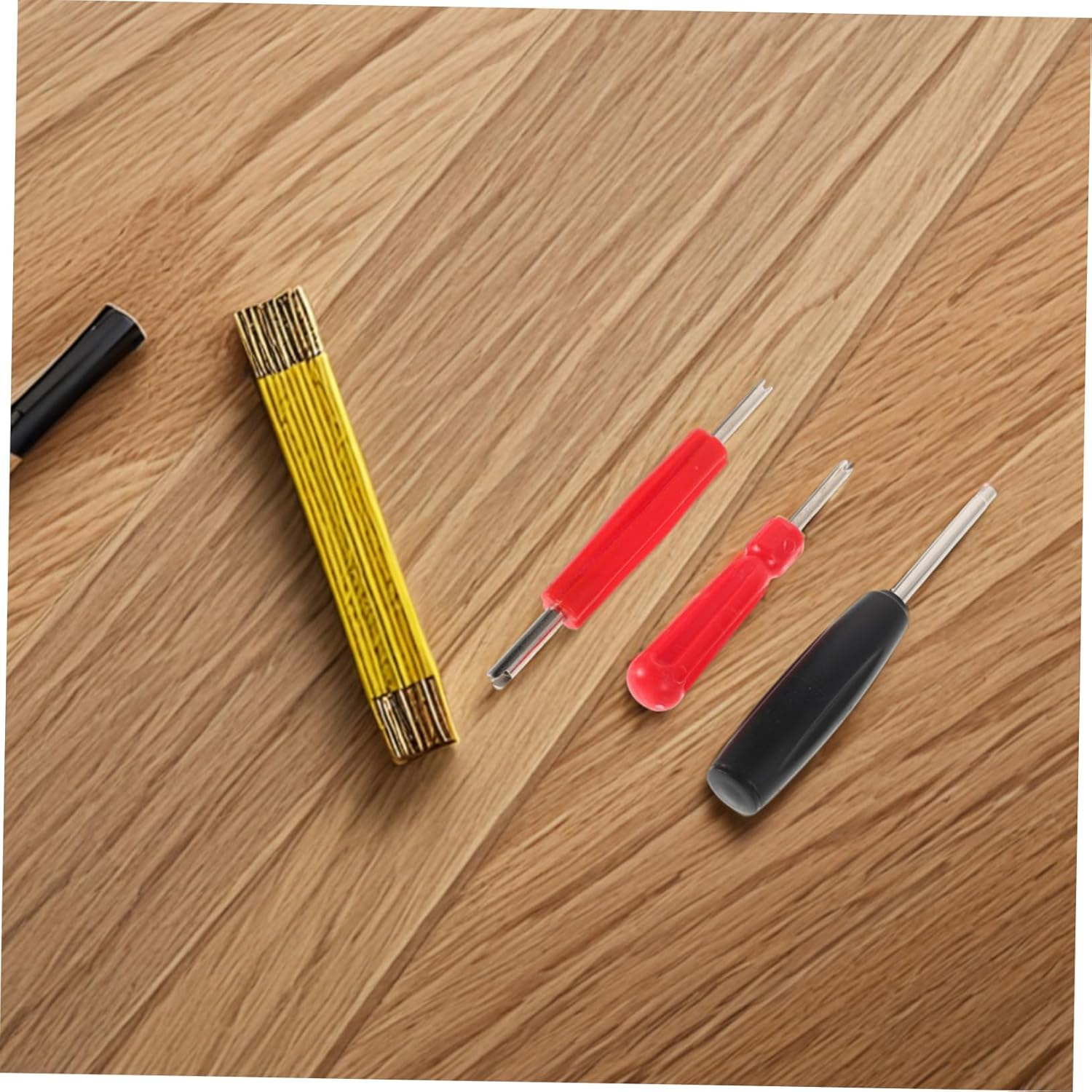 HORIALENCE 3Pcs Valve Core Tool Multi-Function Valve Stem Core Remover Tire Deflation Wrench for Automotive Maintenance Torque Wrench for Quick Tire Changes image number 2