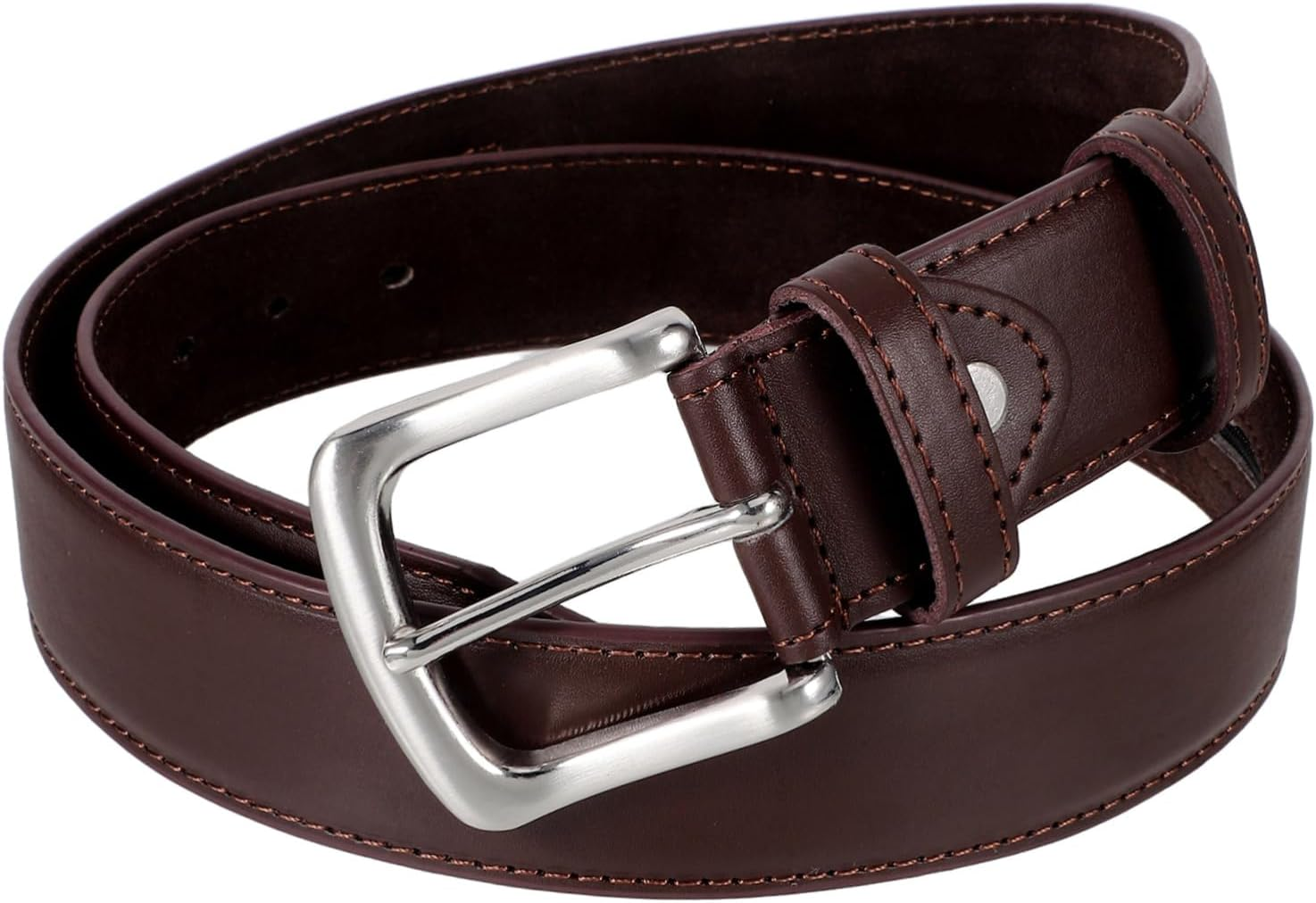 Mipcase Hidden Money Belt Concealed Pockets Theft Waist Wallet for Men Brown Pu Security Cash Safe for Travel and Storing Valuables image number 6