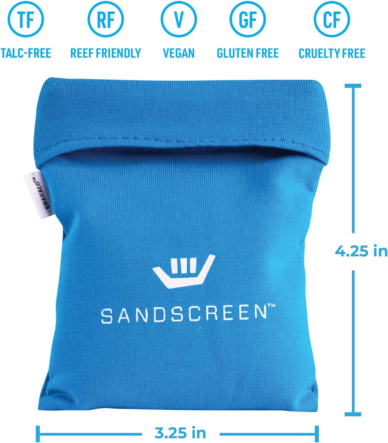 SANDSCREEN Sand Removal Bag | Talc-Free and Reef Friendly | Fresh, Clean and Sand Free image number 3