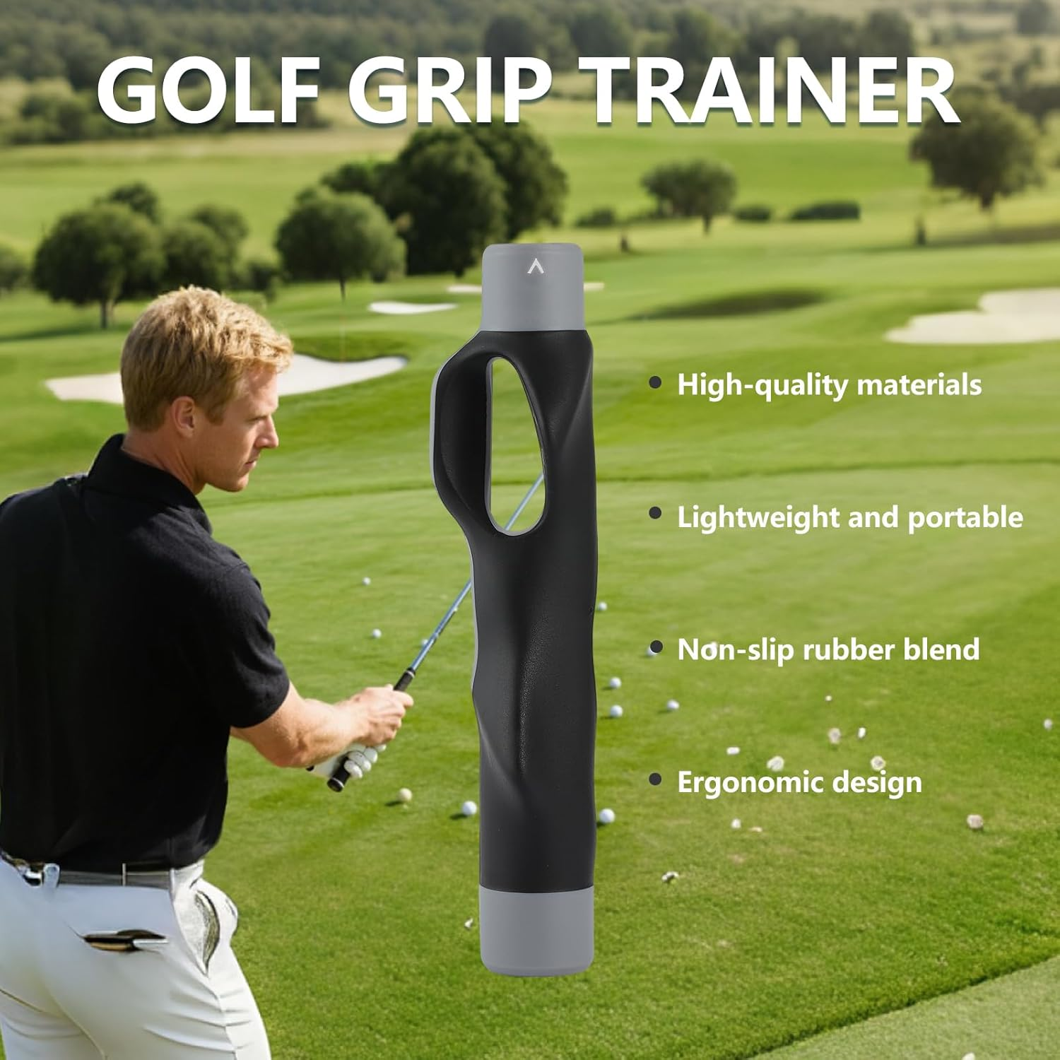 Golf Grip Trainer, Golf Training Grip, Golf Club Grips, Grip Trainer, Golf Grip, Attachment for Improved Hand Positioning on Golf Club image number 2