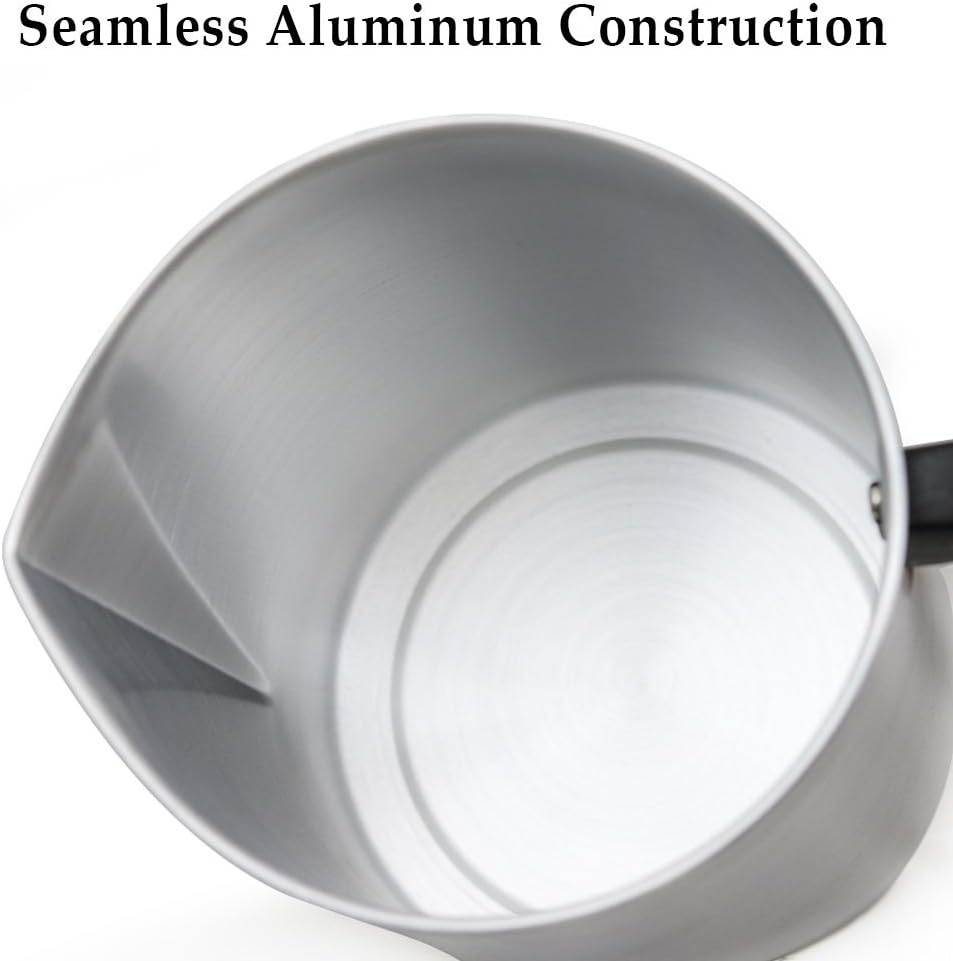 Ericx Light Candle Making Pouring Pot, 4 Pounds, Dripless Pouring Spout & Heat-Resisting Handle Designed Wax Melting Pot, Aluminum Construction Candle Making Pitcher image number 4