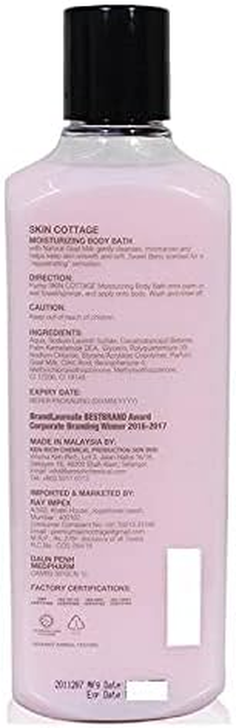 Skin Cottage - Moisturizing Body Bath - Sweet Berry & Milk 400 Ml-Ma012