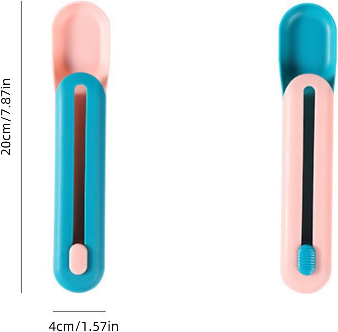 Taicols Cat Strip Squeeze Spoon, 2 Pcs Pet Feeder Lickable Cat Snack Scoop, Pet Food Spoon, Cat Strip Feeder Wet Treat Cat Feeder Spoon, Detachable Cat Wet Food Spoons Multifunctional Feeding Tool (1) - 2 image number 5