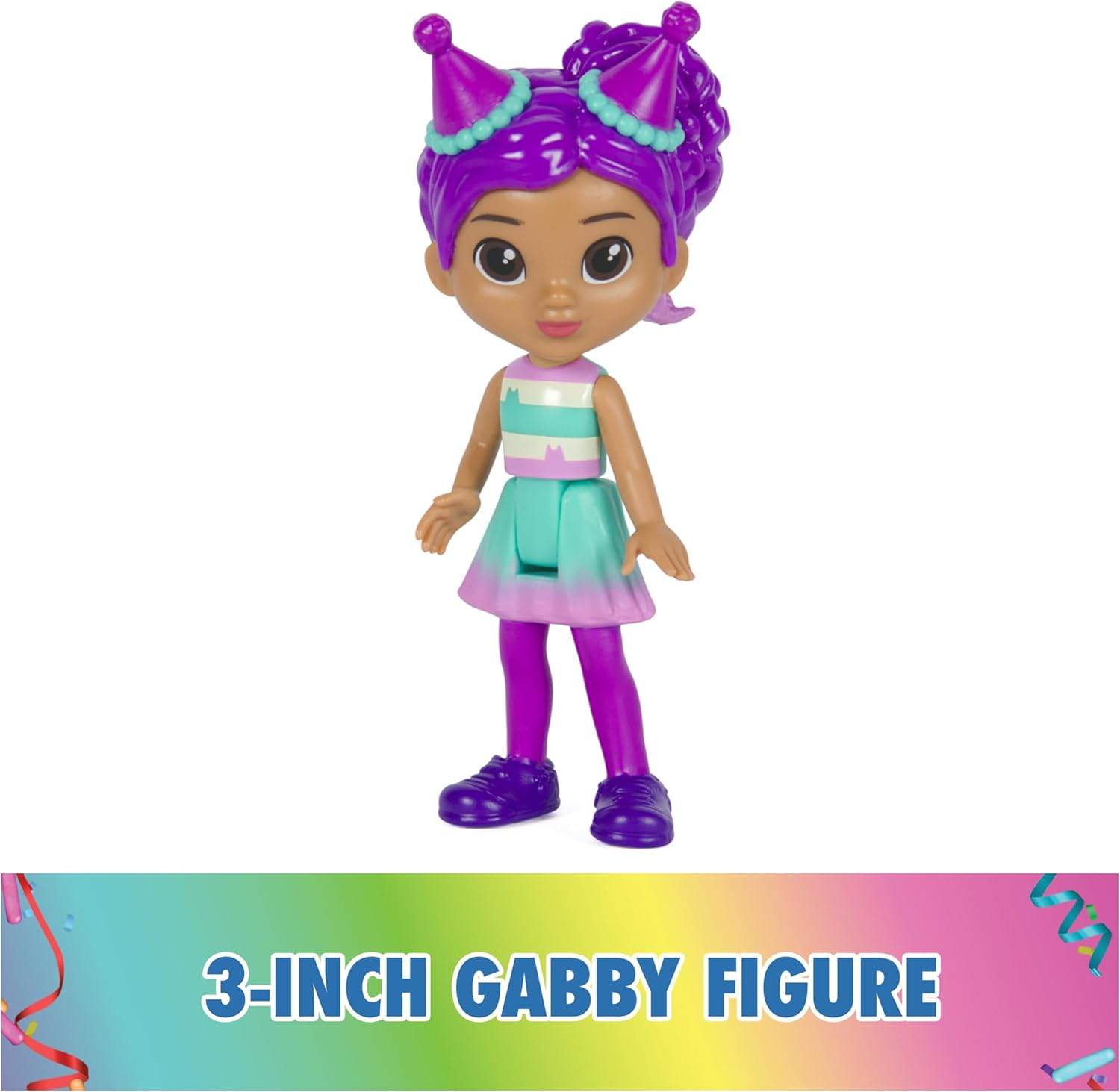 Gabby&rsquo;S Dollhouse, Celebration Themed Figures with Gabby Girl, 5 Cat Toy Figures, Surprise Toys & Dollhouse Accessories, Kids Toys for Girls & Boys 3+ image number 3