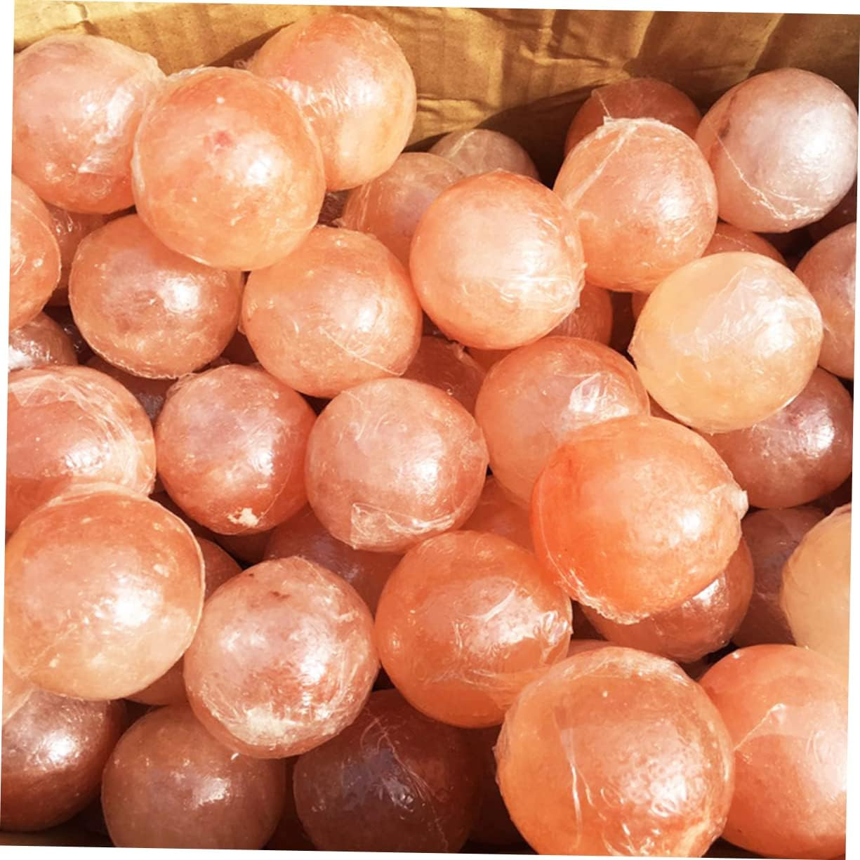 Gogogmee Salt Soap Natural Crystal Ball Salt Soap for Body Care and Exfoliation image number 2