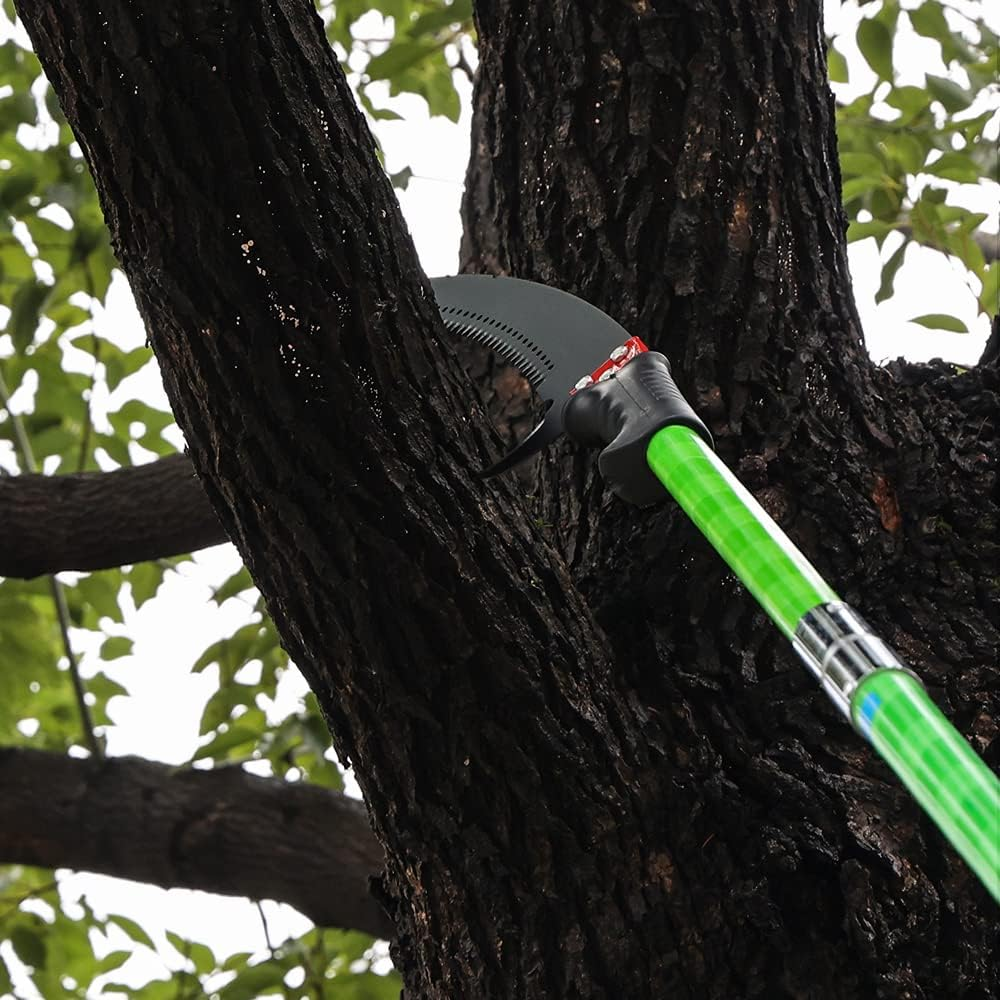 Kokorona Tree Pole Pruner Saws for Tree Trimming, 6.4-26 Ft Manual Tree Pole Branches Pruner Garden Tools Extendable Height with Pole Saw Blade image number 1