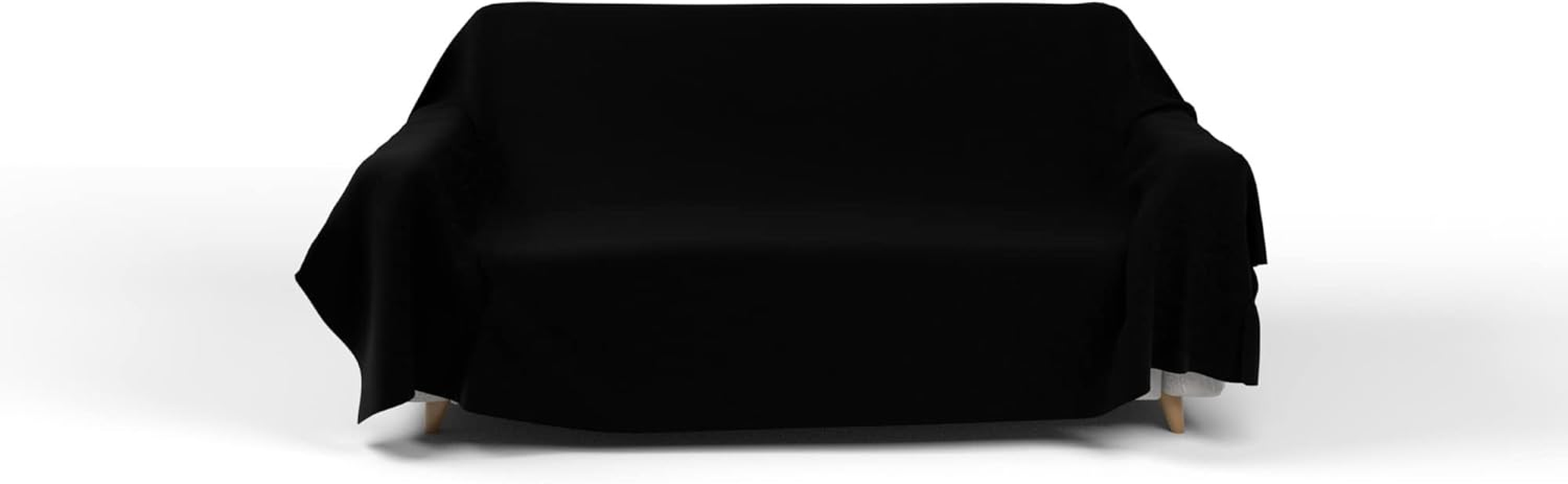 Italian Bed Linen Max-Color Plain Cream Bedspread 270 X 300 Cm