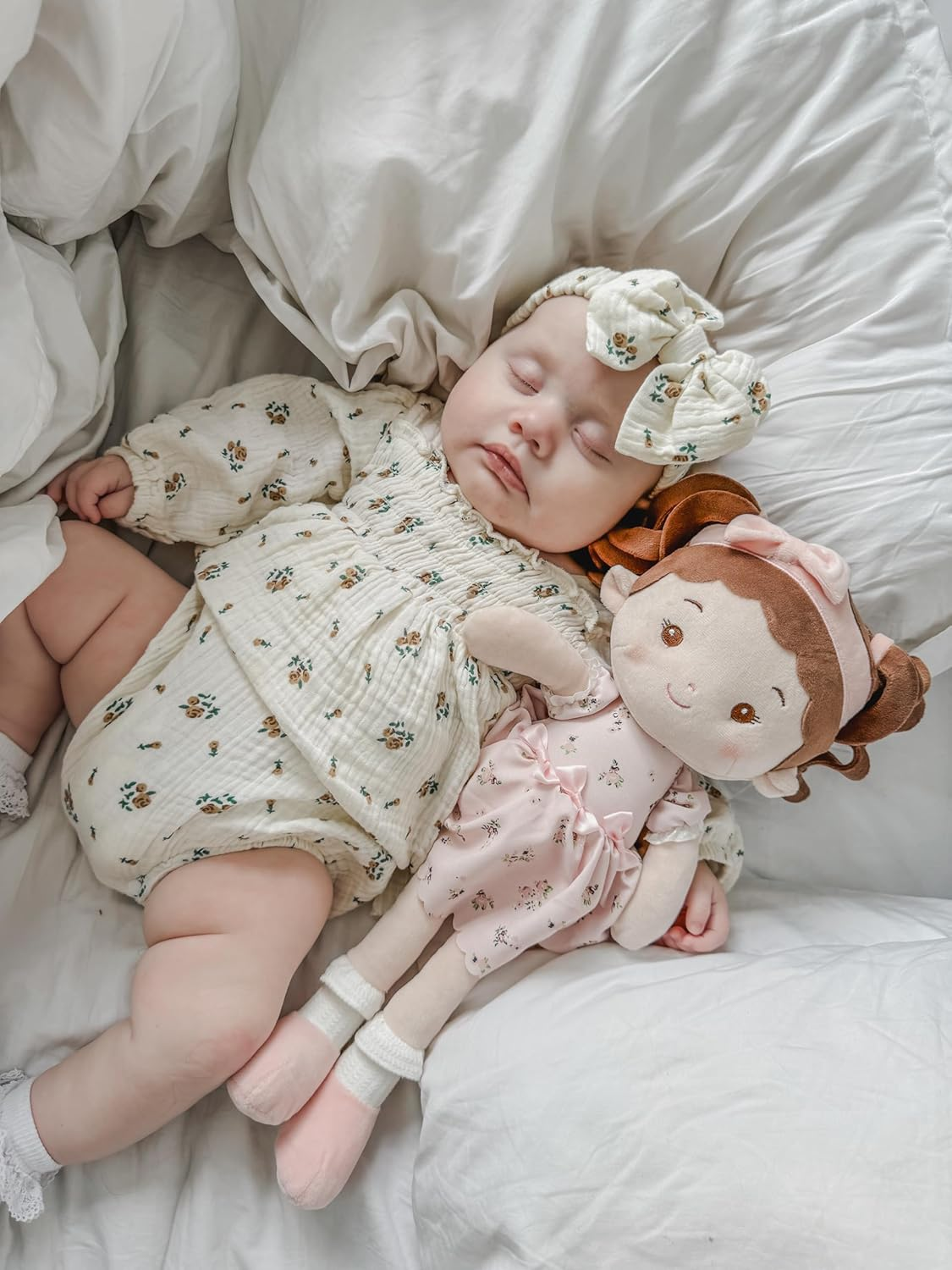 Leyadoll Soft Baby Doll Toys (16''), My First Baby Rag Doll for 1 Year-Old Girl Birthday, Leya Doll Christmas Plush Toys for Toddler Kids Infants -Princess Breeze image number 1