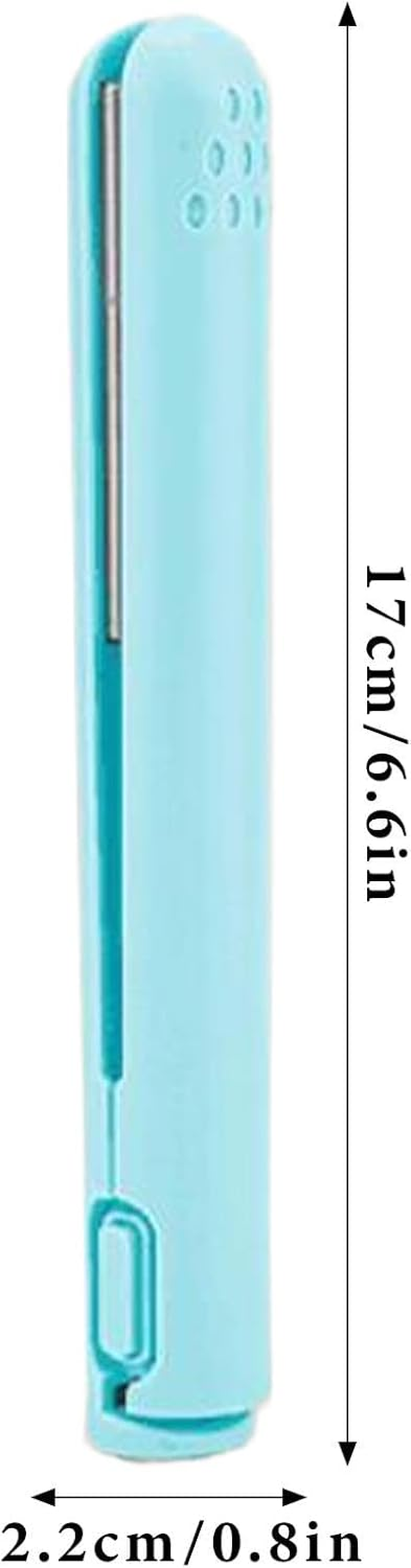 Travel Curling Iron Straightener | Small Hair Straightener Curling Wand,Hair Straightening Irons, Curling Flat Iron Hair Curling Tools, Hair Waver for Home Travel image number 4