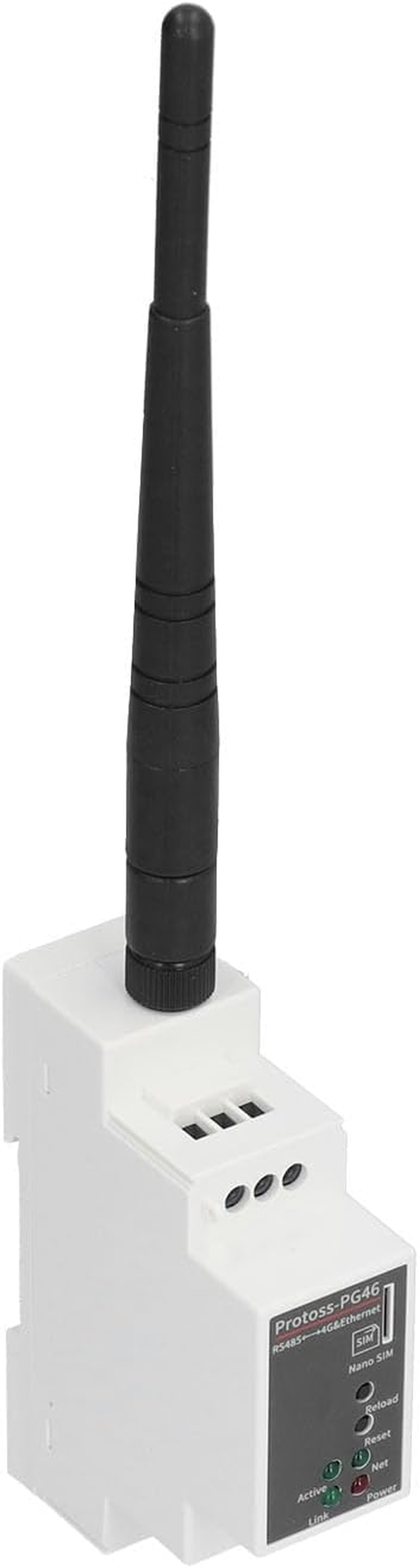 100‑240VAC Ethernet Serial Server RS485 to 4G Rail Mounting VPN APN 5 Mode 13 Frequency, with Antenna and User Manual image number 5