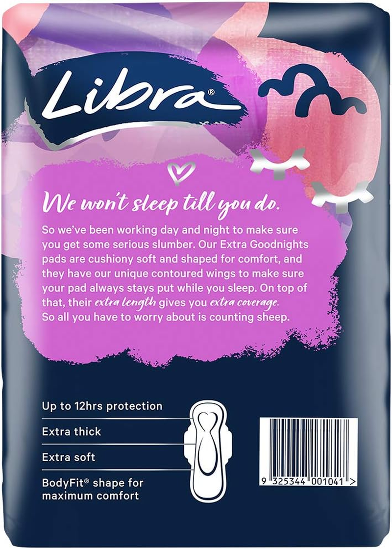 Libra Extra Pads Goodnights with Wings, Pack of 20 image number 1