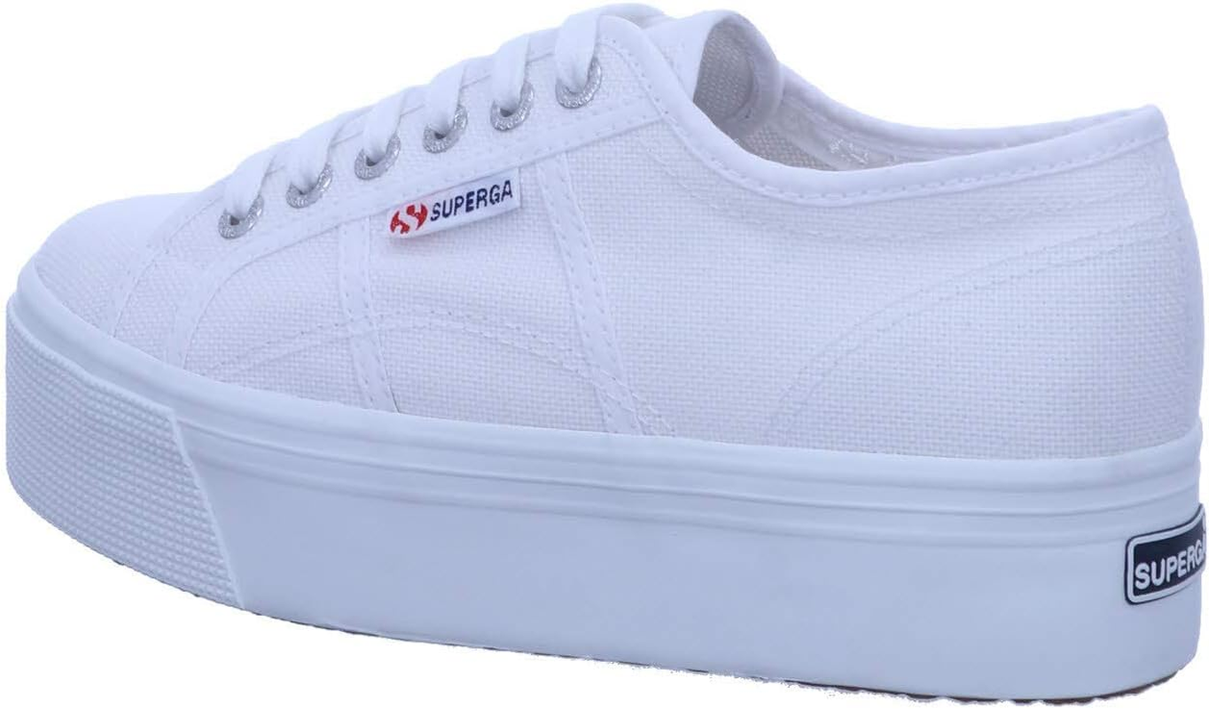 Superga Unisex 2790 Platform Sneaker, White, EU39/US M6.5W8 image number 3